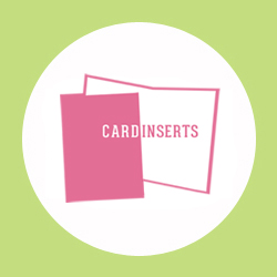 card inserts logo